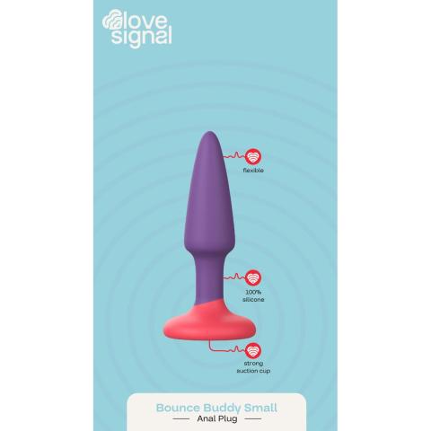 Kompaktowy korek analny 9 cm z silikonu – wodoodporny IPX8