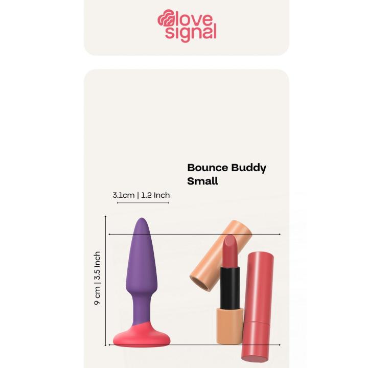Kompaktowy korek analny 9 cm z silikonu – wodoodporny IPX8