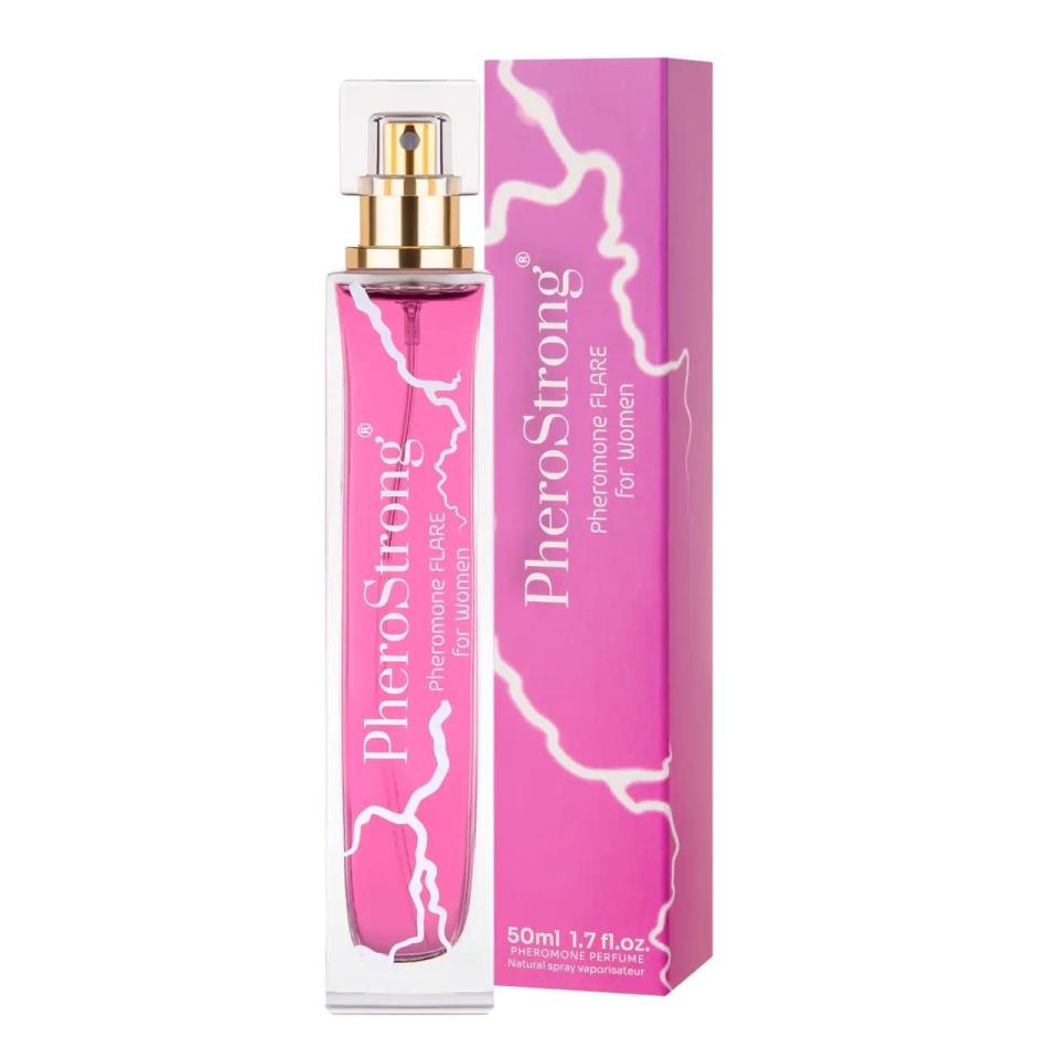 Damskie perfumy z feromonami różane z wanilią i bursztynem- 50ml.
