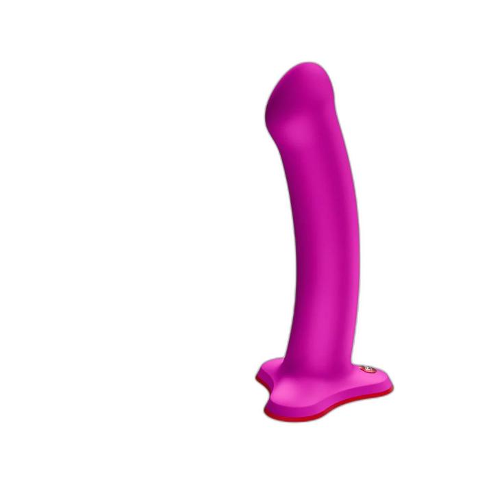 Realistyczne dildo fioletowe z przyssawką i do uprzęży