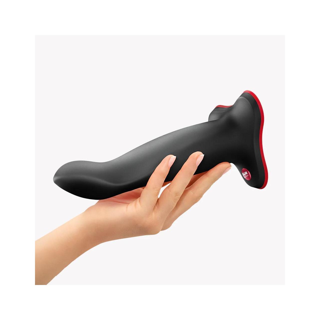 Czarne realistyczne dildo z elastycznym rdzeniem | Loris.pl