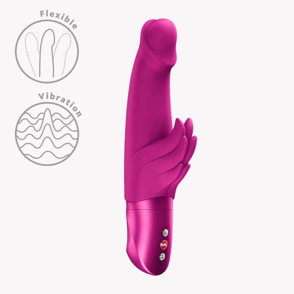 Różowy wibrator typu króliczek do punktu g i łechtaczki 9,5 cm- Fun Factory