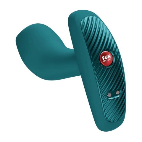 Zielony plug analny wibrujący 12 trybów USB-C IPX7