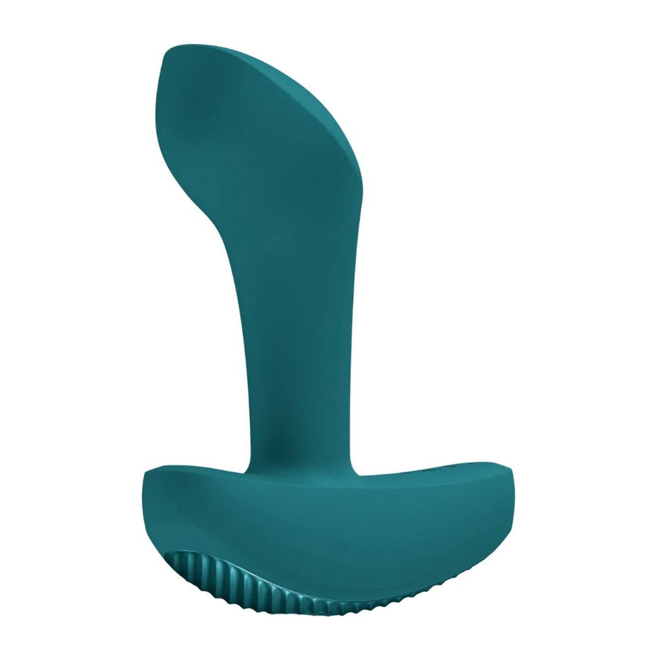 Zielony plug analny wibrujący 12 trybów USB-C IPX7 | Loris.pl