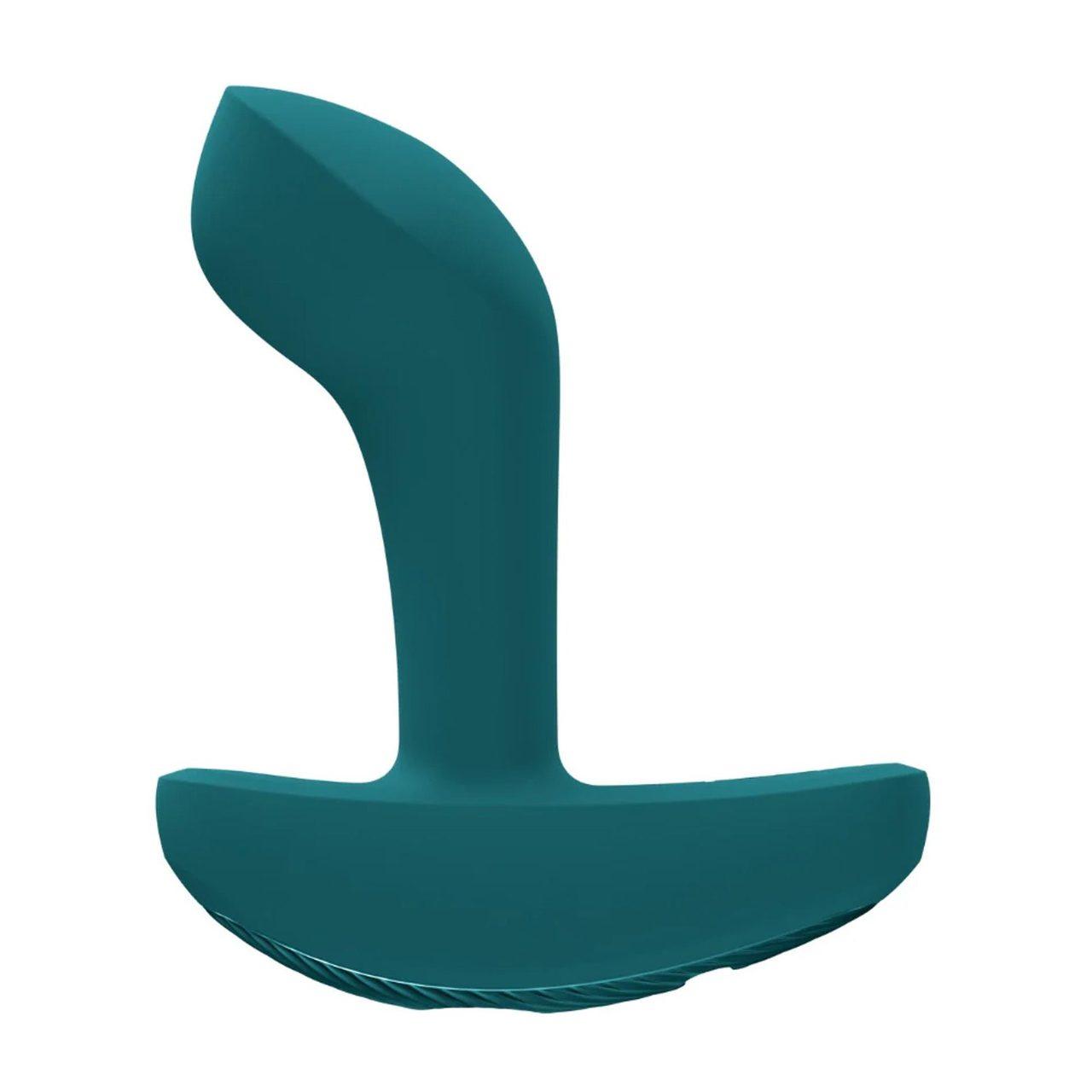 Zielony plug analny wibrujący 12 trybów USB-C IPX7 | Loris.pl