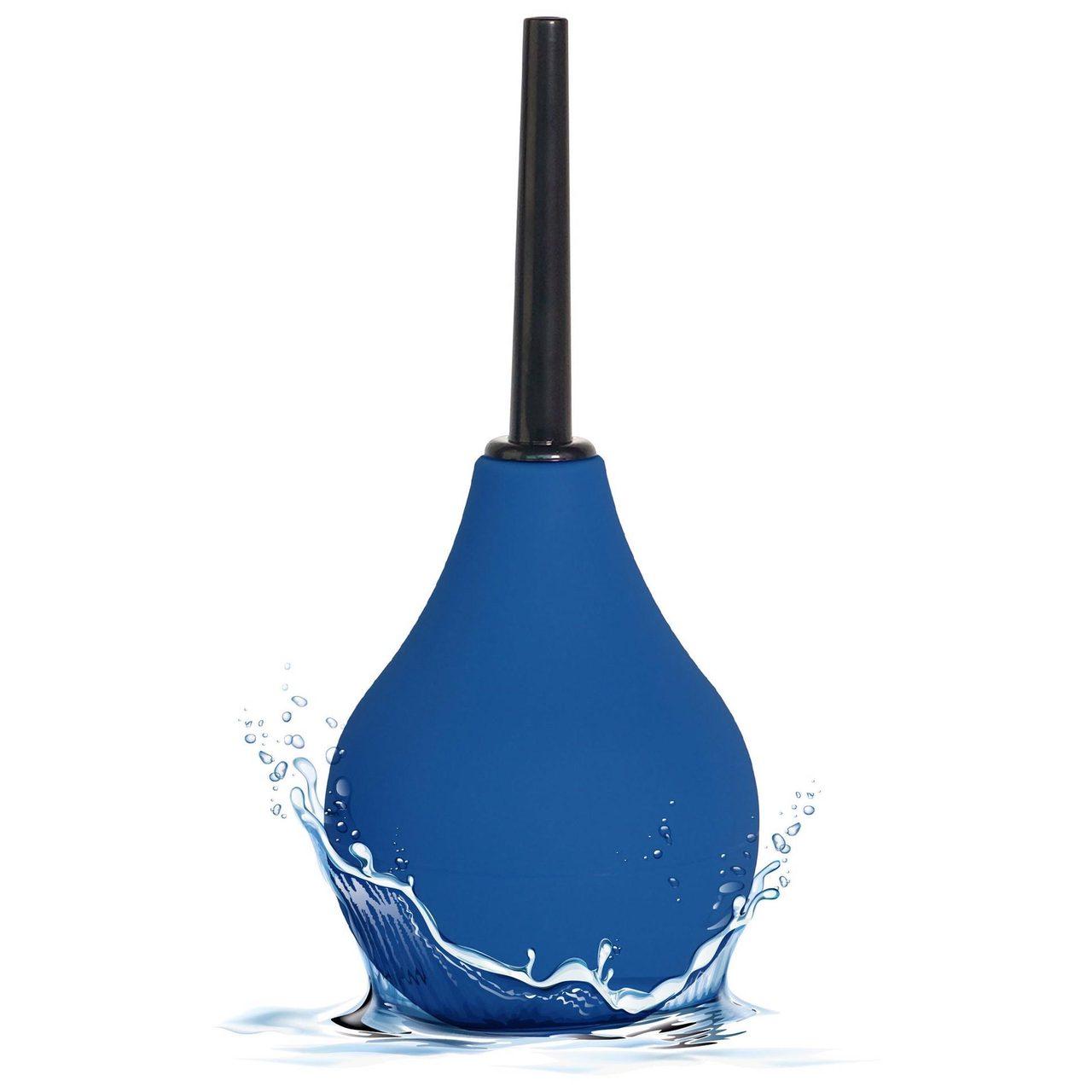 Gruszka do irygacji analnej 75 ml niebieska | Higiena analna