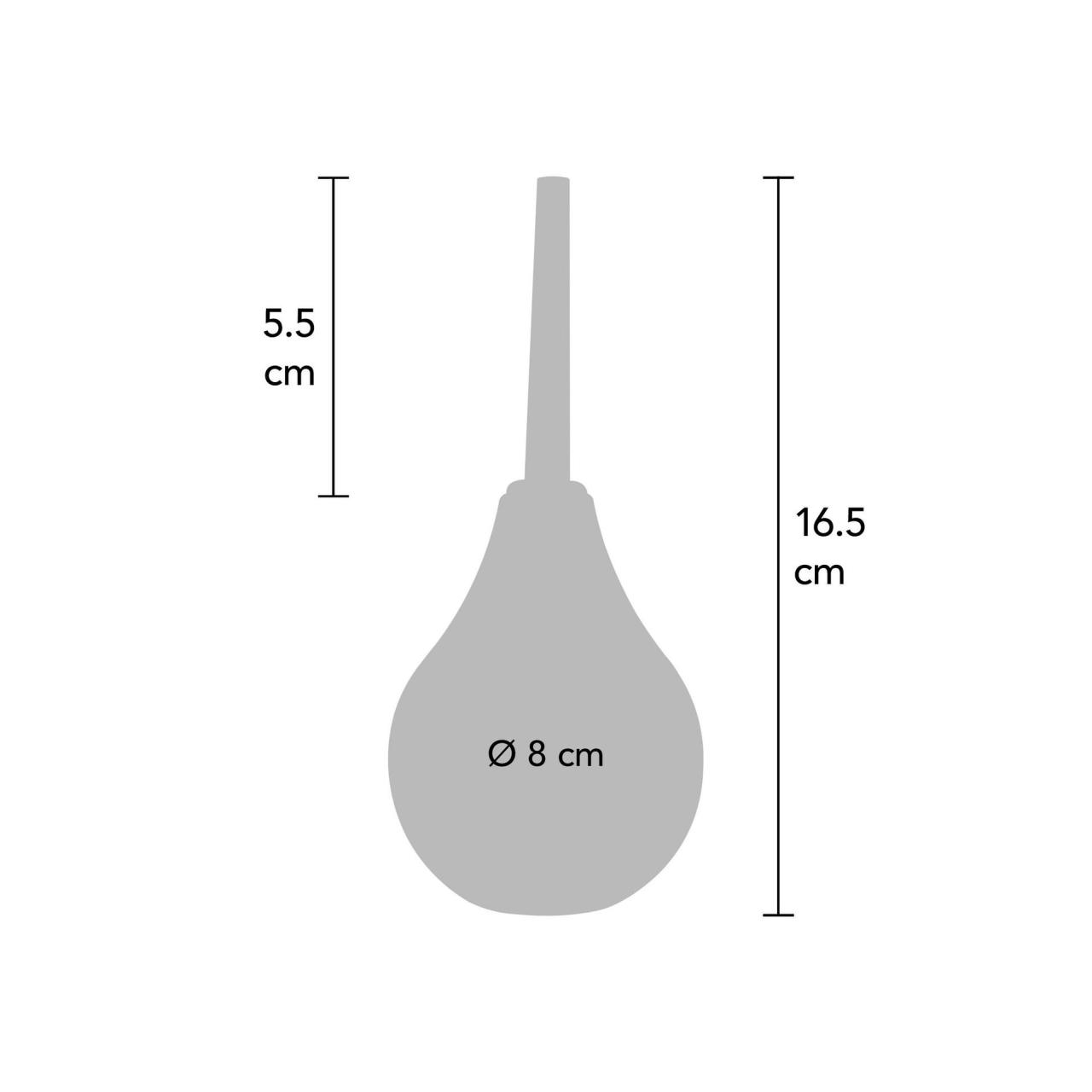 Gruszka do irygacji analnej 75 ml niebieska | Higiena analna