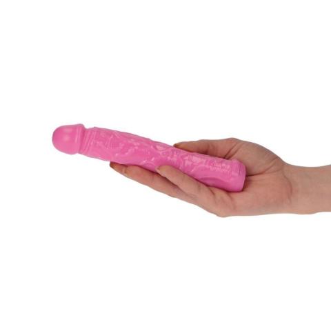 Realistyczne dildo różowe 16,5 cm wodoodporne | Dla początkujących