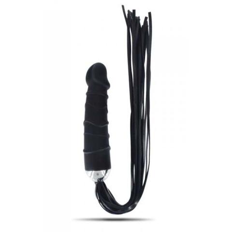 Silikonowy plug analny z frędzlami 2w1 – stymulacja i gra dominacji