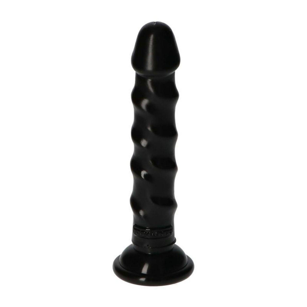 Czarne dildo z przyssawką 14,5 cm – realistyczne dla początkujących | Loris.pl