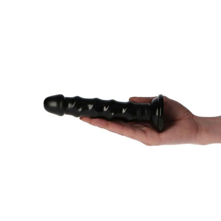 Czarne dildo z przyssawką 14,5 cm – realistyczne dla początkujących | Loris.pl
