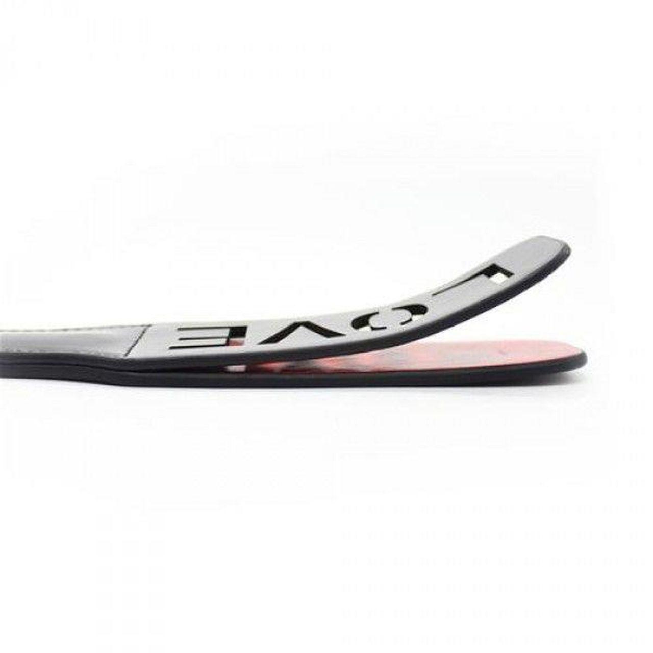 Czarna packa BDSM z podwójną klapą i śladem Love | Loris.pl