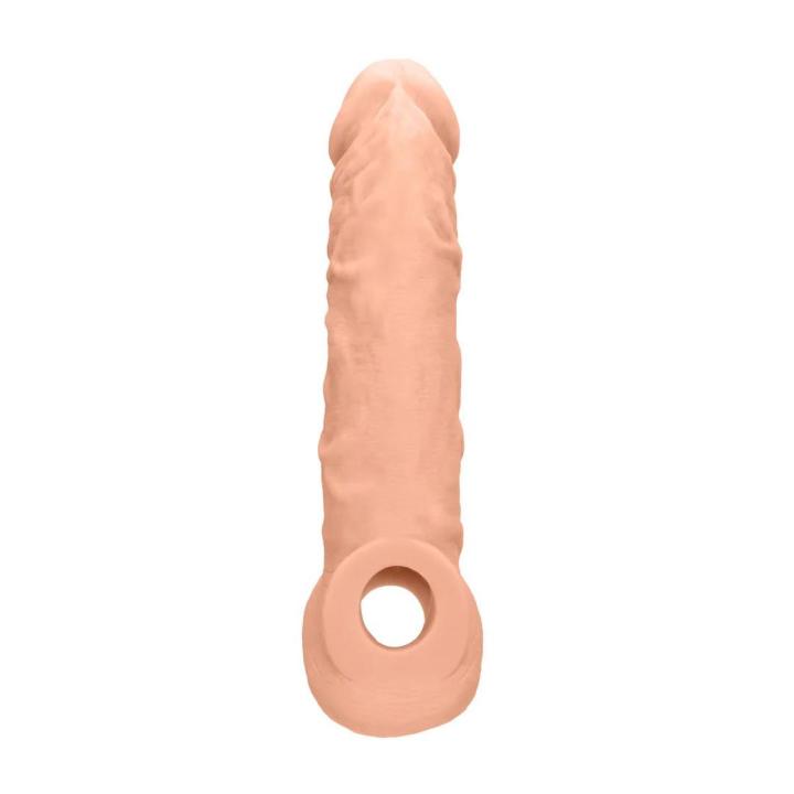 Realistyczna przedłużka na penisa 20 cm z Skin TPE