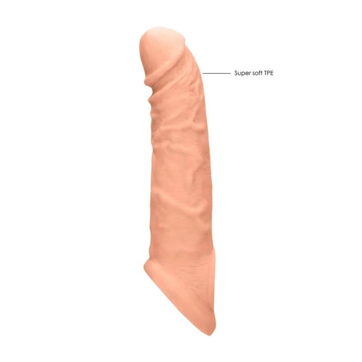 Realistyczna przedłużka na penisa 20 cm z Skin TPE
