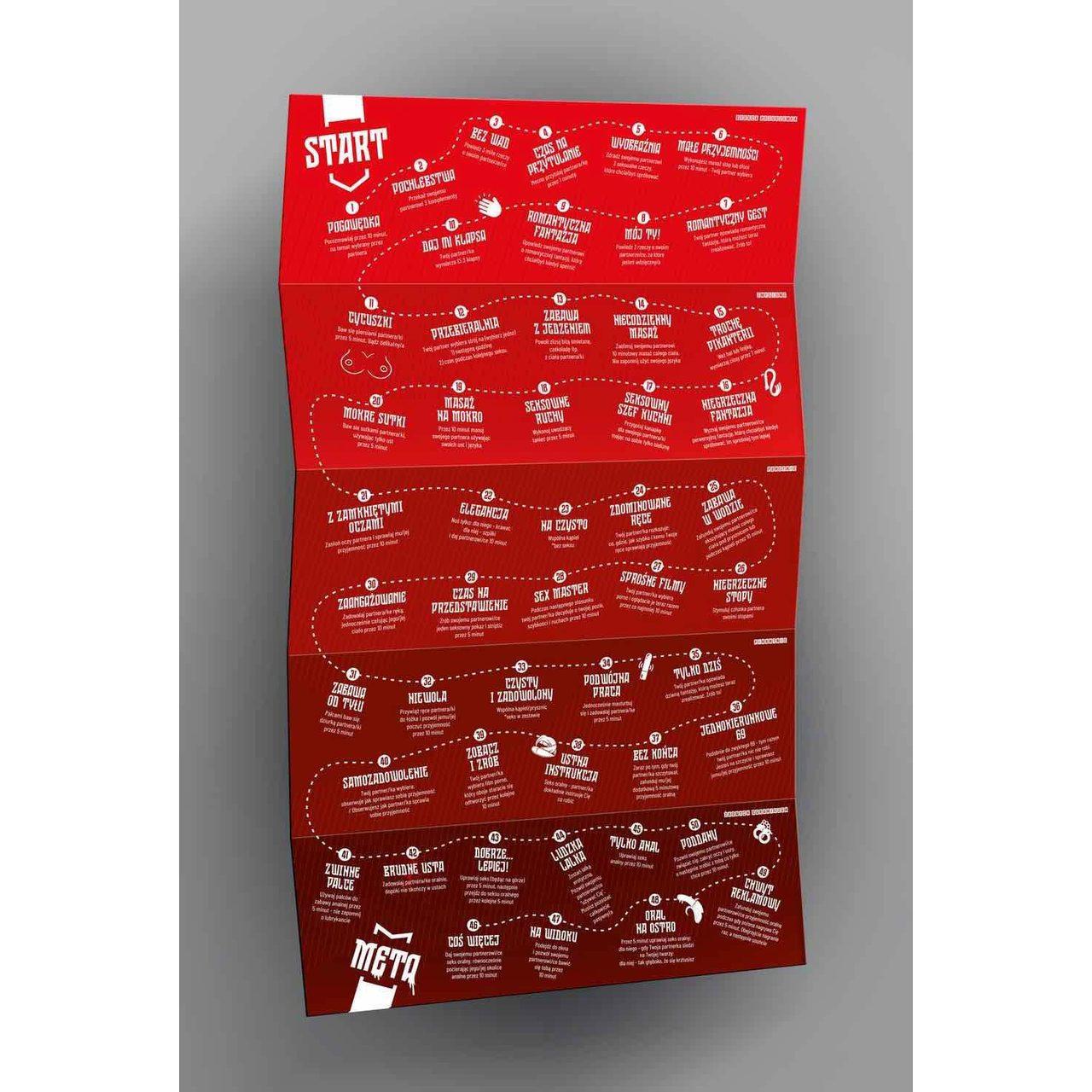 Gra dla par 50 pikantnych zadań + futerkowe kajdanki | Loris.pl