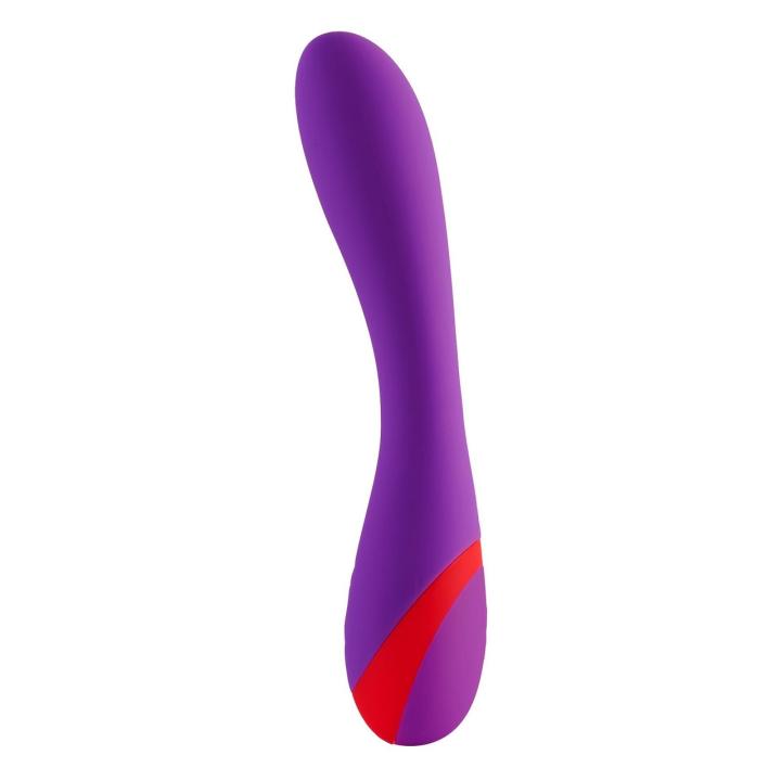 Dwukolorowy wibrator silikonowy 19 cm – 7 programów, USB, IPX6