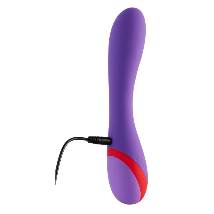 Dwukolorowy wibrator silikonowy 19 cm – 7 programów, USB, IPX6