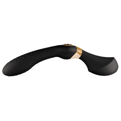 Czarny masażer intymny 27 cm – 10 trybów, wodoodporny, USB