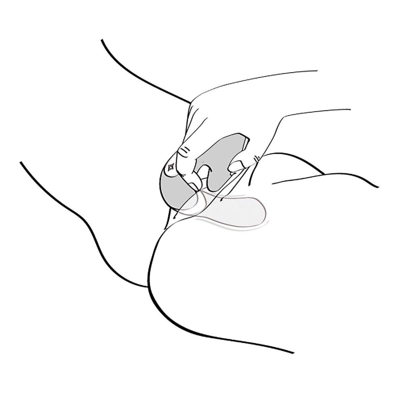 Masażer intymny czarny z 2 silnikami - wodoodporny, ładowany USB | Loris.pl