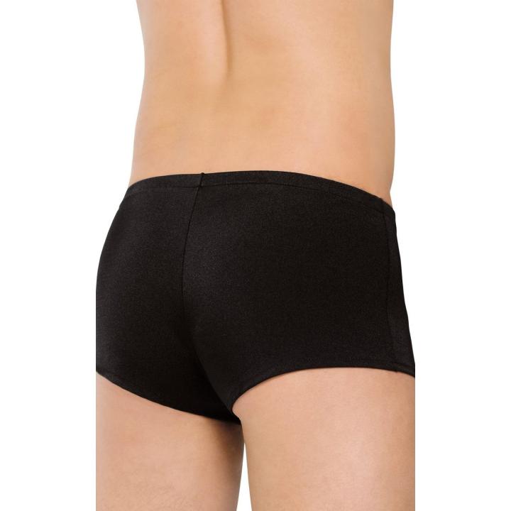 Czarne szorty męskie z lycry z zamkami po bokach L | Loris.pl