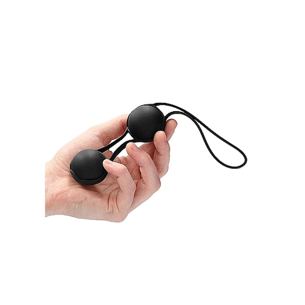 Biodegradowalne kulki gejszy 3,6 cm czarne – trening Kegla i stymulacja | Loris.pl