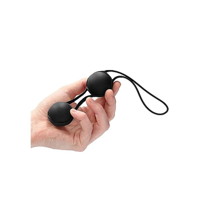 Biodegradowalne kulki gejszy 3,6 cm czarne – trening Kegla i stymulacja | Loris.pl
