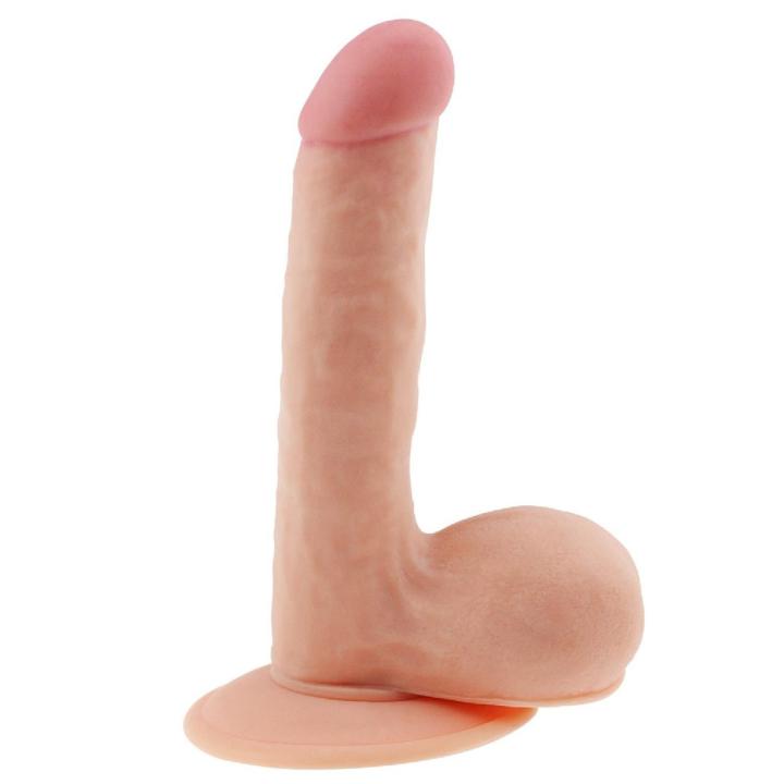 Realistyczne dildo z przyssawką ultra miękkie 19,1 cm | Loris.pl