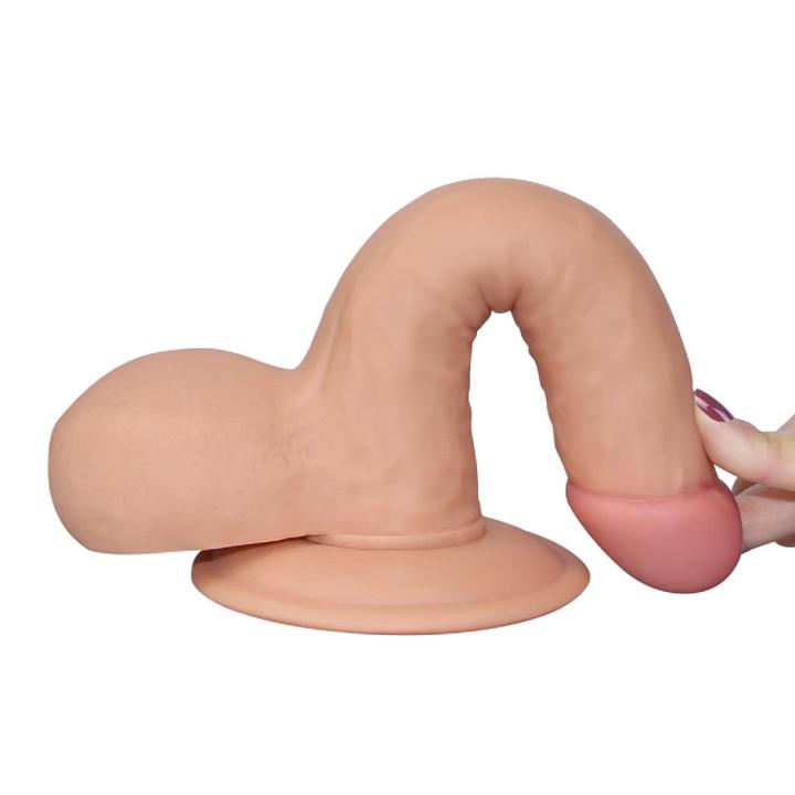 Realistyczne dildo z przyssawką ultra miękkie 19,1 cm | Loris.pl