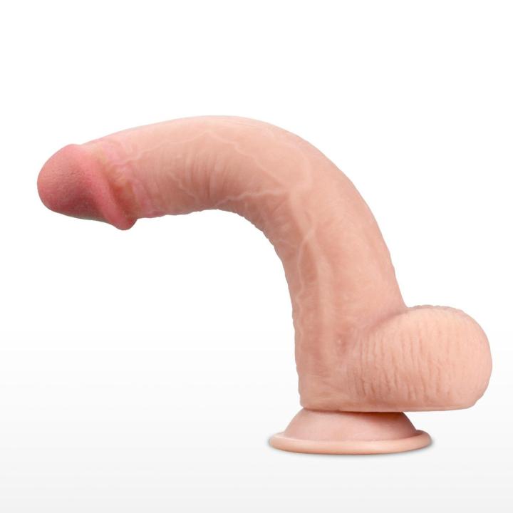Realistyczne dildo 22,5 cm z efektem przesuwnej skóry