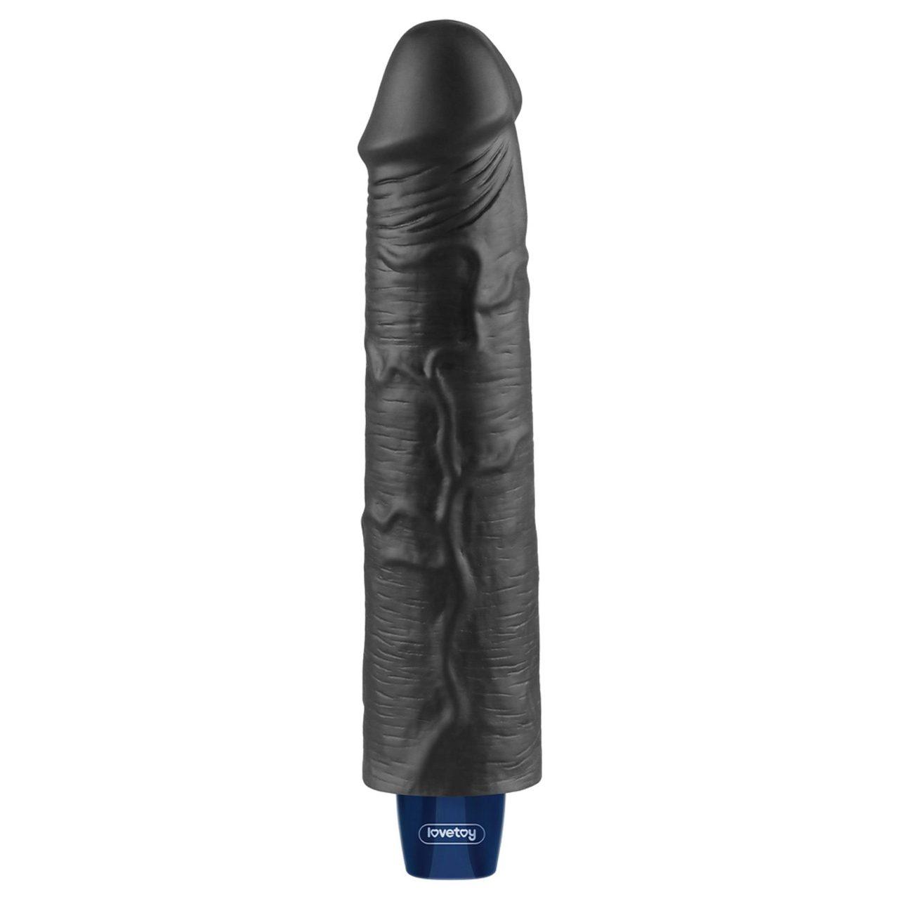 Realistyczne dildo wibrujące 24 cm TPE | 10 trybów | Wodoodporne | USB