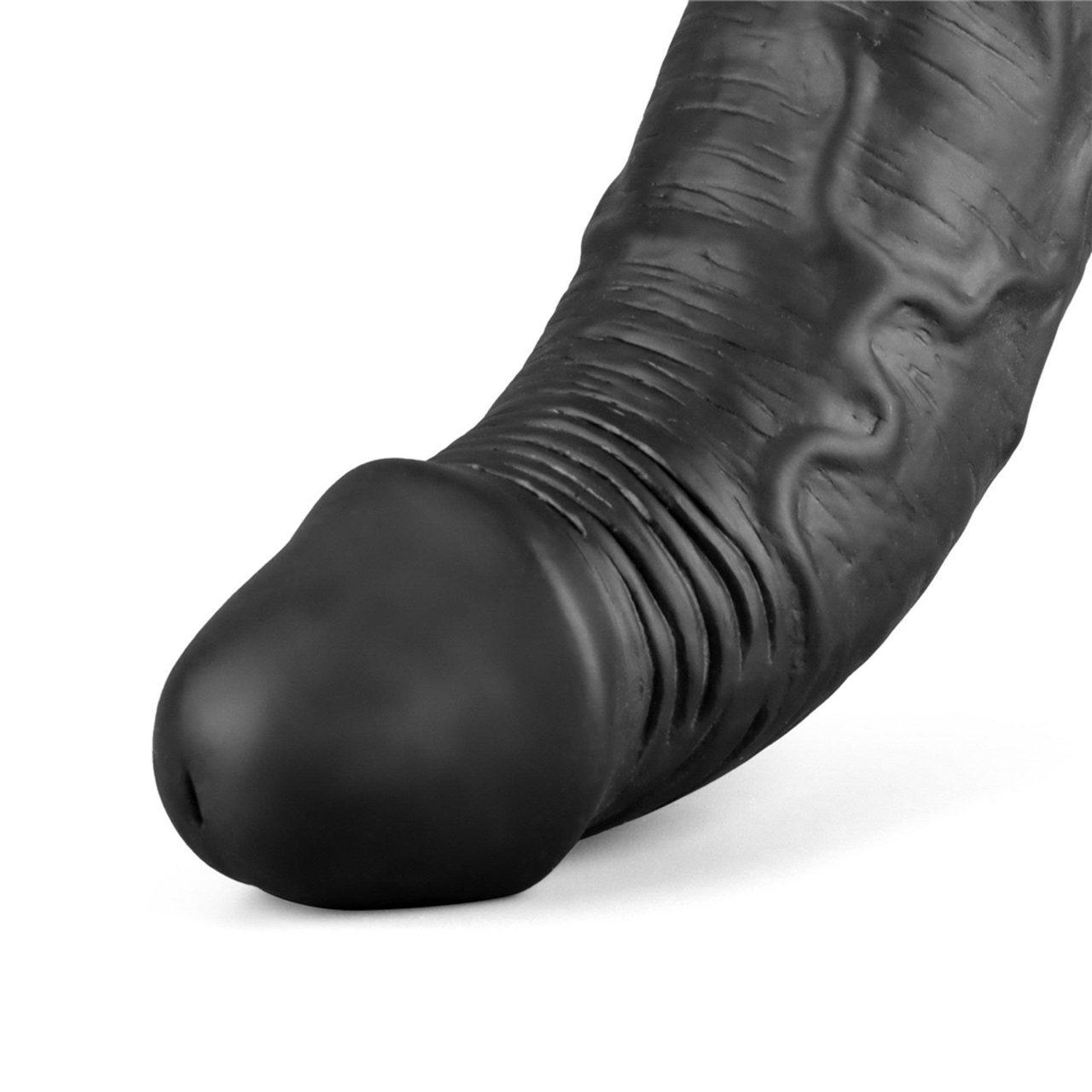 Realistyczne dildo wibrujące 24 cm TPE | 10 trybów | Wodoodporne | USB