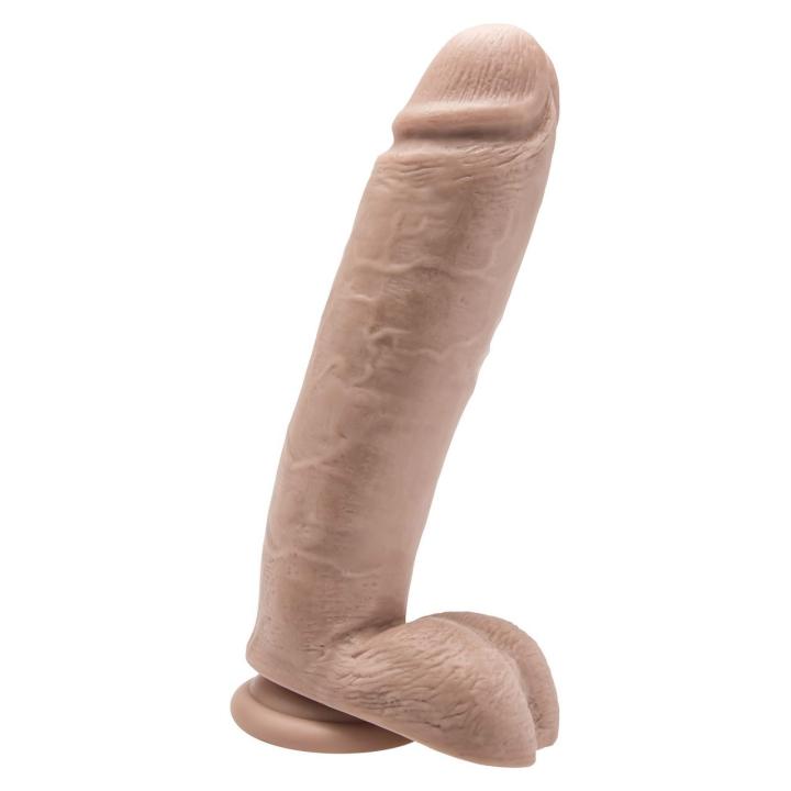 Realistyczne Dildo Cieliste z Jądrami 25,4 cm | Loris.pl