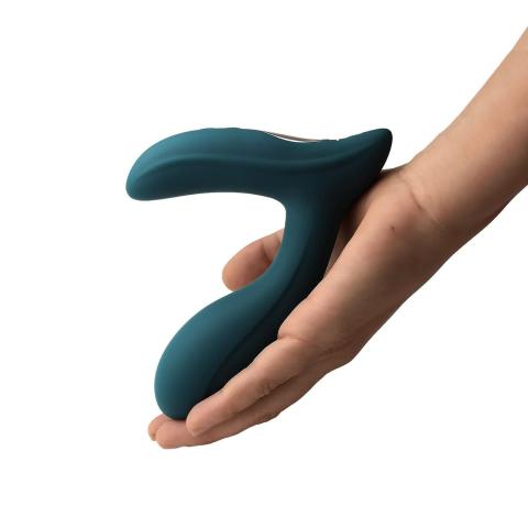 Masażer prostaty z aplikacją i 2 silnikami IPX7 – silikonowy