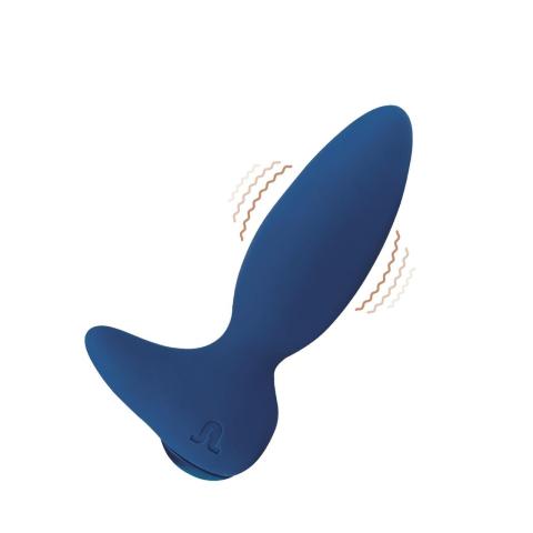 Wibrujący plug analny z aplikacją – miękki silikon