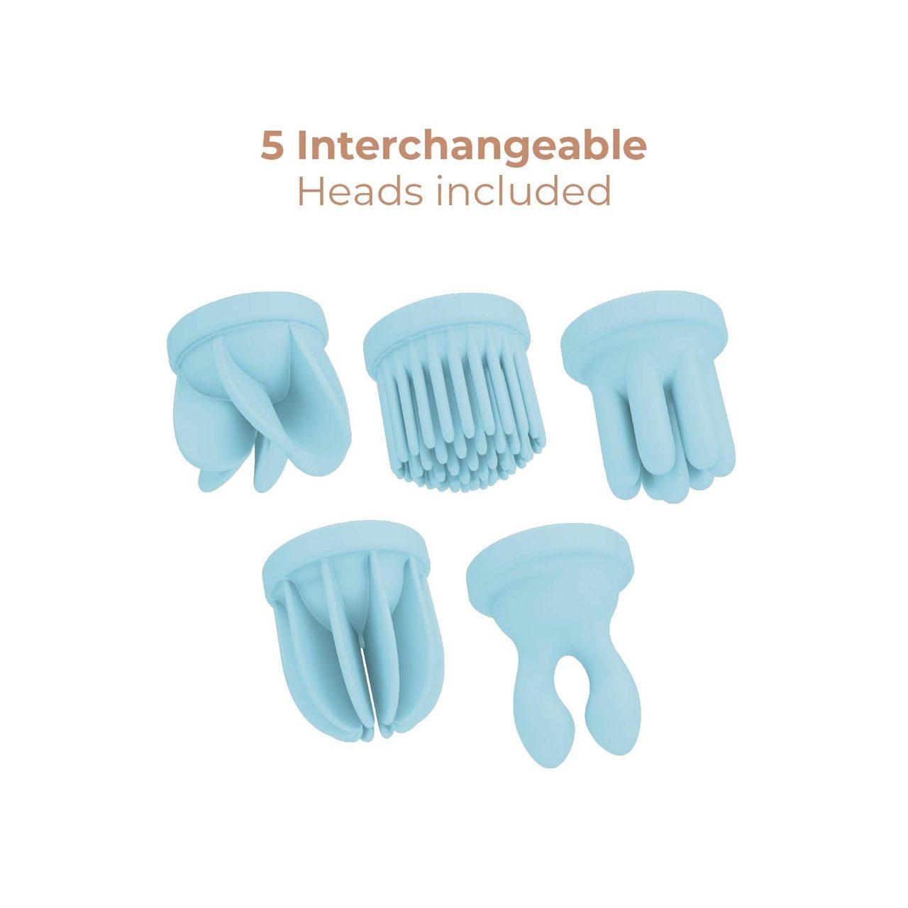 Masażer łechtaczki z rotacją i wibracjami 10 trybów + 5 głowic | Loris.pl