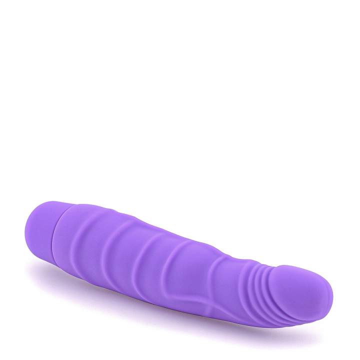 Mały żylasty wibrator w kolorze fioletowym