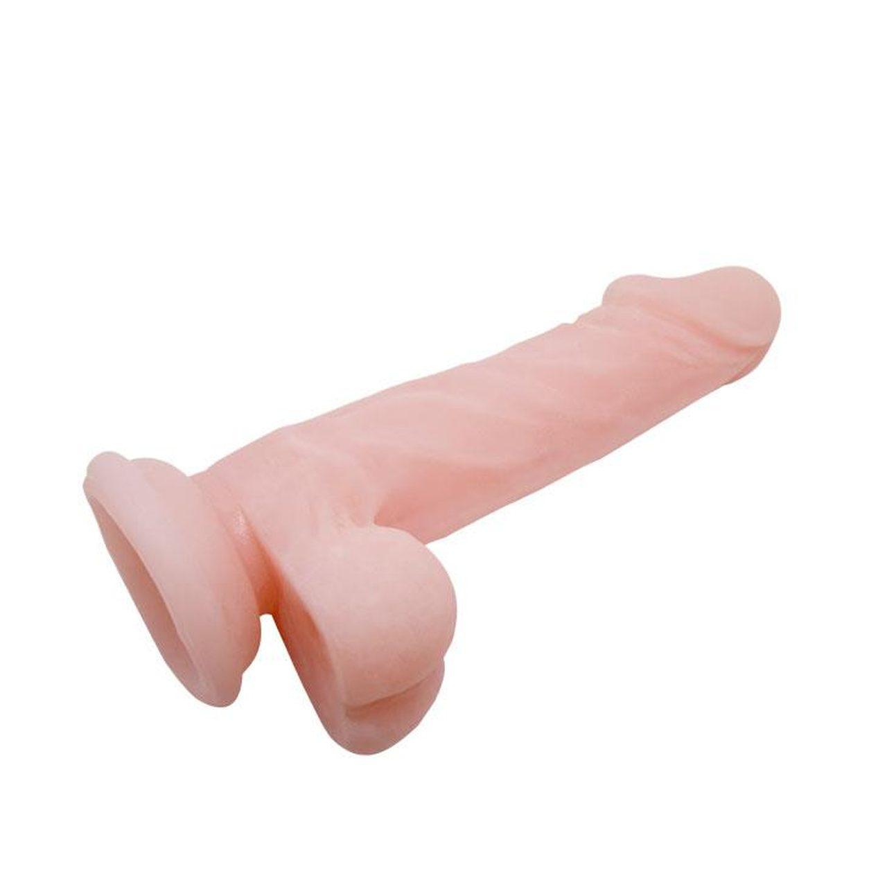 Realistyczne dildo z przyssawką 16,5 cm cieliste | Loris.pl