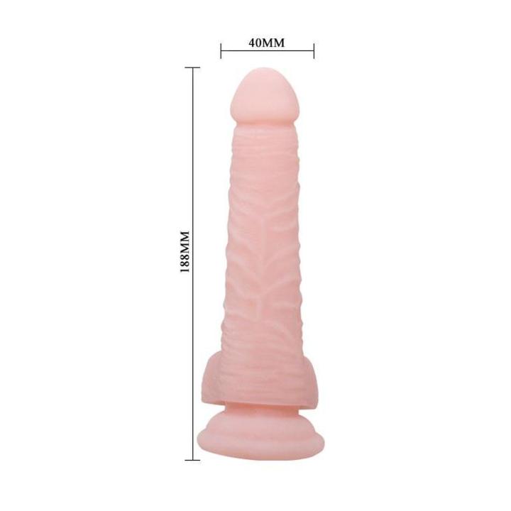 Realistyczne dildo 31,5 cm z cyberskóry z przyssawką