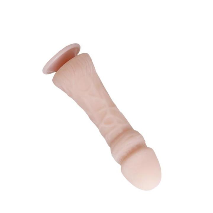 Realistyczne dildo z przyssawką 23,5 cm – naturalny kolor