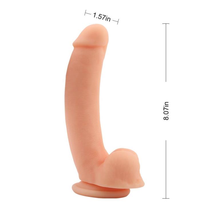 Realistyczne dildo z przyssawką na punkt G