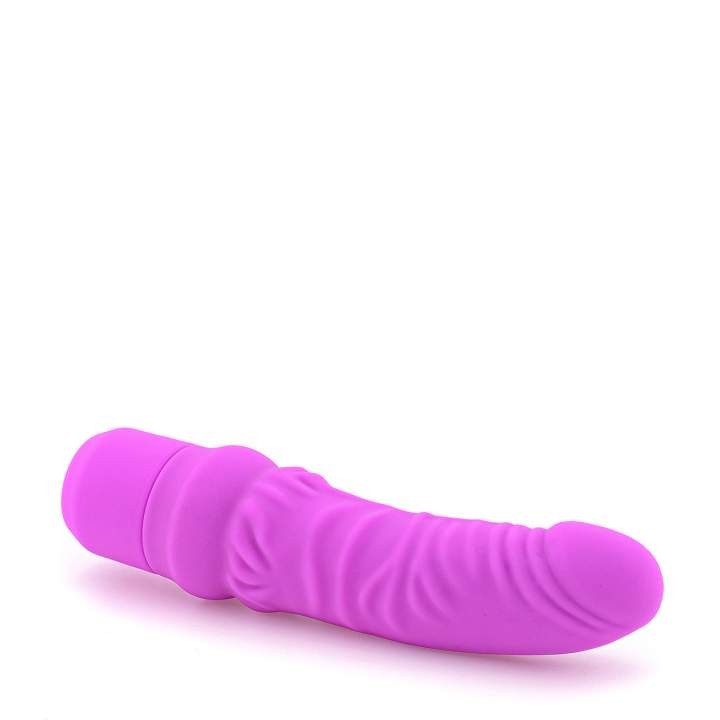 Różowy silikonowy wibrator realistyczny – 15 cm
