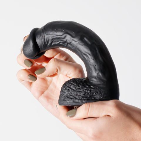 Realistyczne dildo z przyssawką 22 cm | Płynny silikon