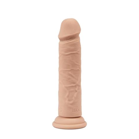 Realistyczne wibrujące dildo 20 cm - silikon ultra soft, 10 trybów