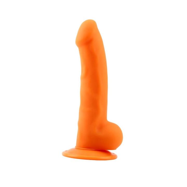Realistyczne dildo z przyssawką 21,5 cm – miękki silikon | Loris.pl