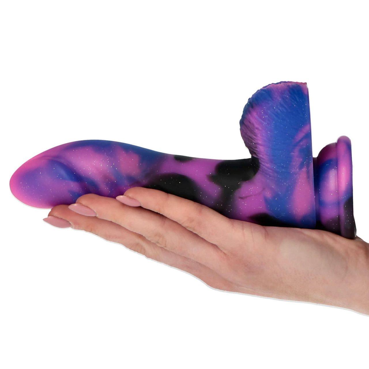Fantazyjne dildo monster 19 cm z przyssawką - silikonowe | Loris.pl