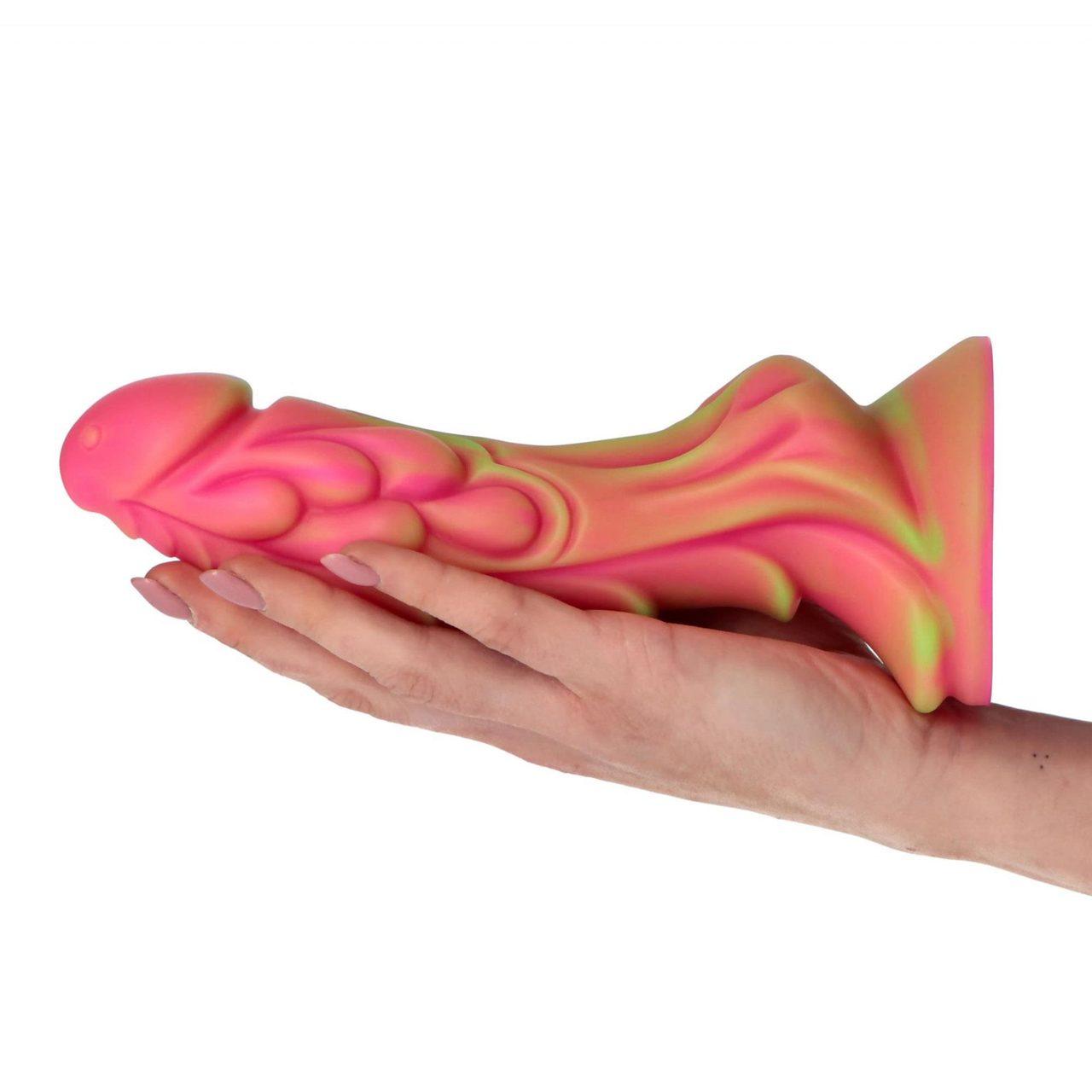 Dildo monster silikonowe 21 cm z przyssawką | Loris.pl