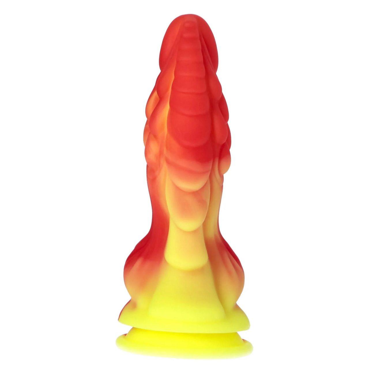 Realistyczne dildo silikonowe 22 cm z przyssawką | Loris.pl