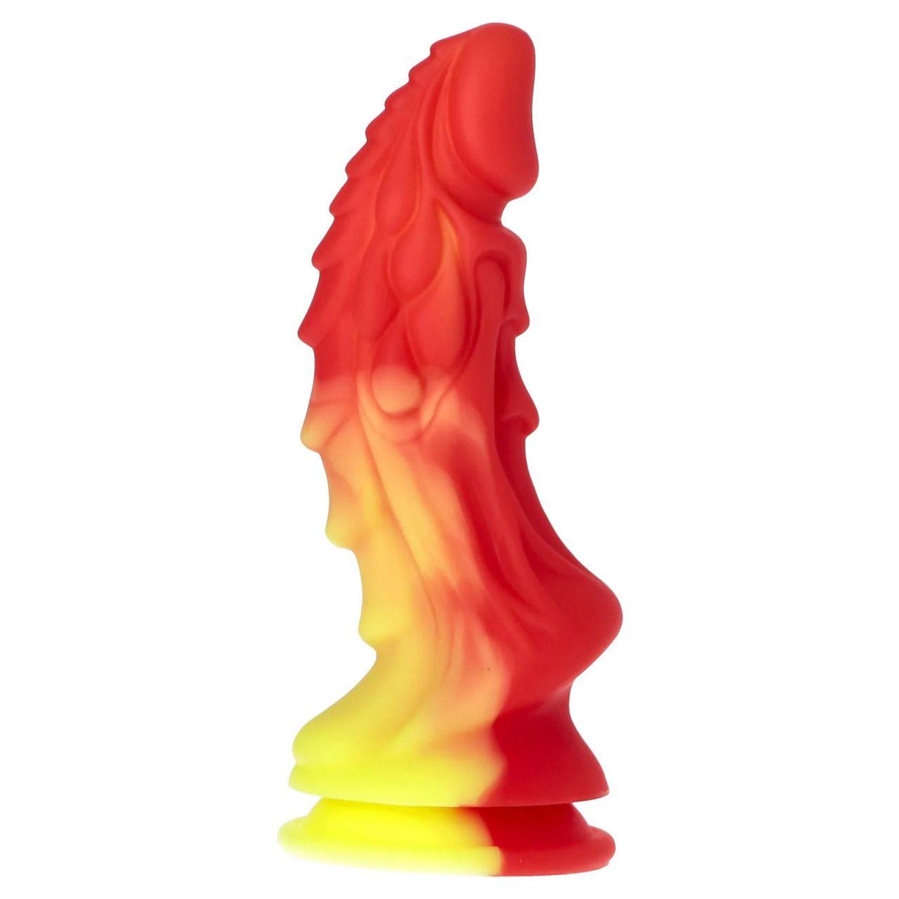 Realistyczne dildo silikonowe 22 cm z przyssawką | Loris.pl