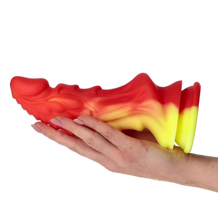 Realistyczne dildo silikonowe 22 cm z przyssawką | Loris.pl