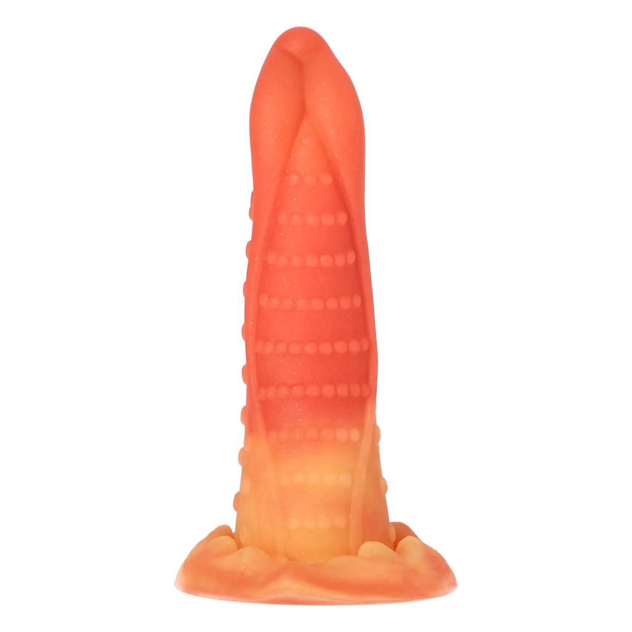 Dildo silikonowe 23 cm z przyssawką, średnica 5 cm | Loris.pl